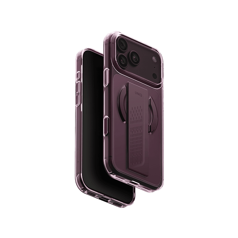 Uniq Hybrid Heldro Air MagSafe Case for iPhone 18 Pro - Velvet Burgundy