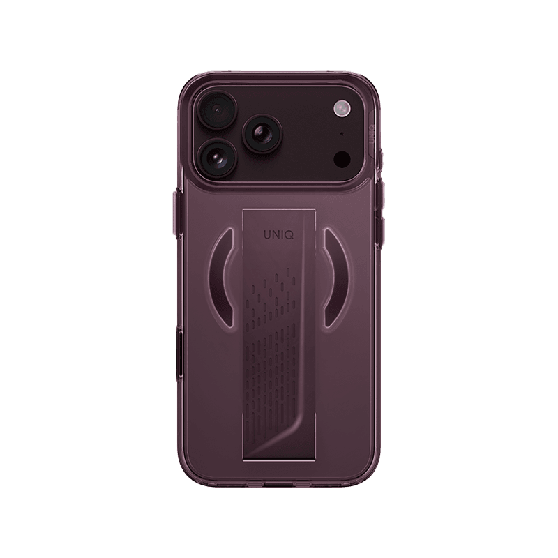 Uniq Hybrid Heldro Air MagSafe Case for iPhone 18 Pro - Velvet Burgundy