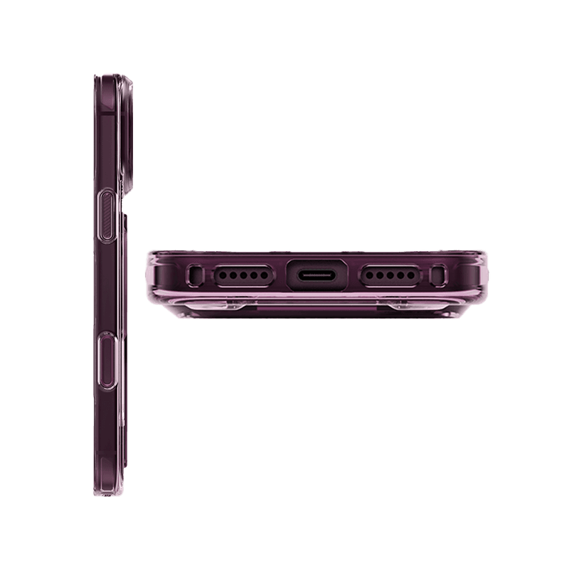 Uniq Hybrid Heldro Air MagSafe Case for iPhone 18 Pro - Velvet Burgundy