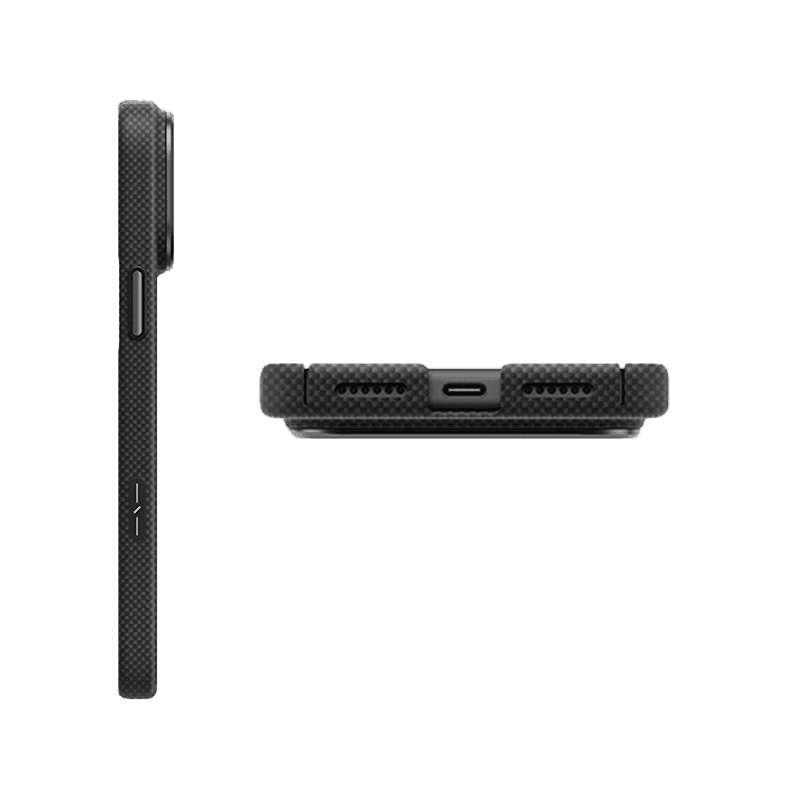 Uniq Hybrid Keva Edge MagSafe Case for iPhone 18 Pro - Carbon Black