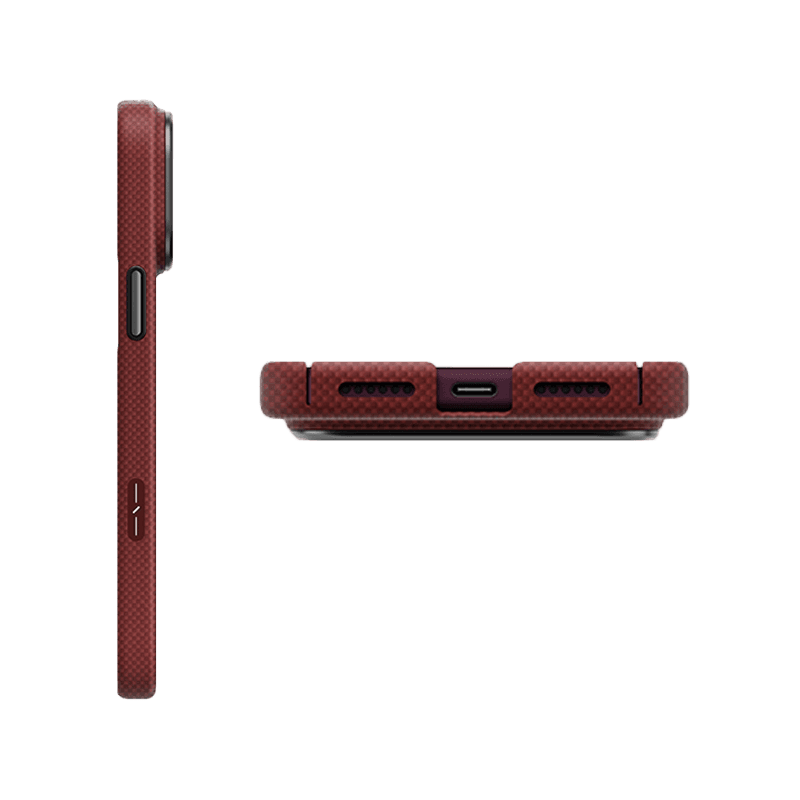 Uniq Hybrid Keva Edge MagSafe Case for iPhone 18 Pro - Ember Red