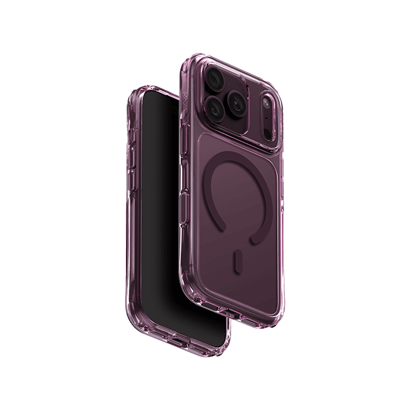 Uniq Hybrid Lifepro Xtreme MagSafe Case for iPhone 18 Pro - Deep Burgundy