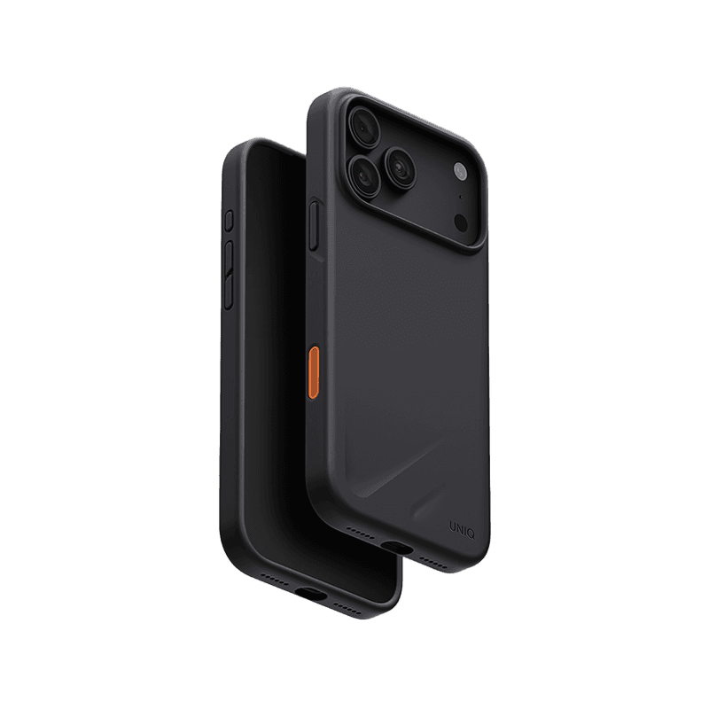 Uniq Hybrid Lino MagSafe Case for iPhone 18 Pro - Charcoal Grey