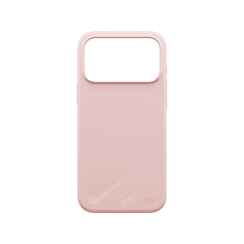 Uniq Hybrid Lino MagSafe Case for iPhone 18 Pro Max - Pale Rose