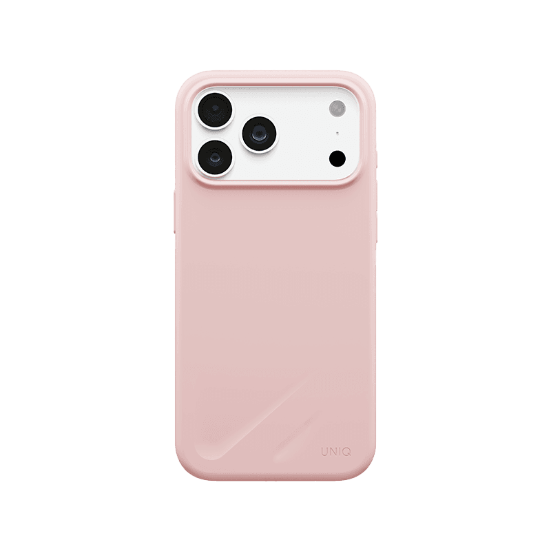 Uniq Hybrid Lino MagSafe Case for iPhone 18 Pro - Pale Rose