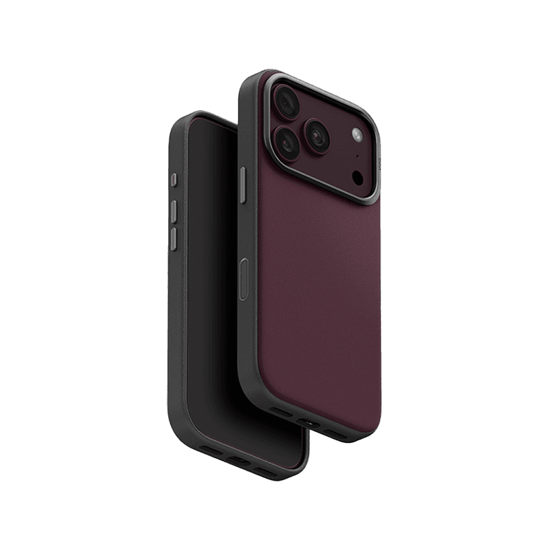 Uniq Hybrid Lyden DS MagSafe Case for iPhone 18 Pro - Deep Maroon