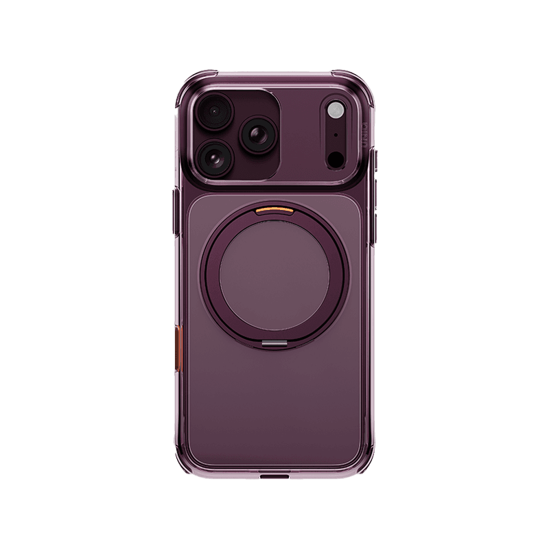 Uniq Hybrid Swivix With 360 Rotating Kickstand MagSafe Case for iPhone 18 Pro - Deep Burgundy