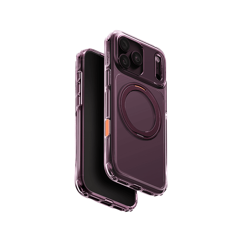Uniq Hybrid Swivix With 360 Rotating Kickstand MagSafe Case for iPhone 18 Pro - Deep Burgundy