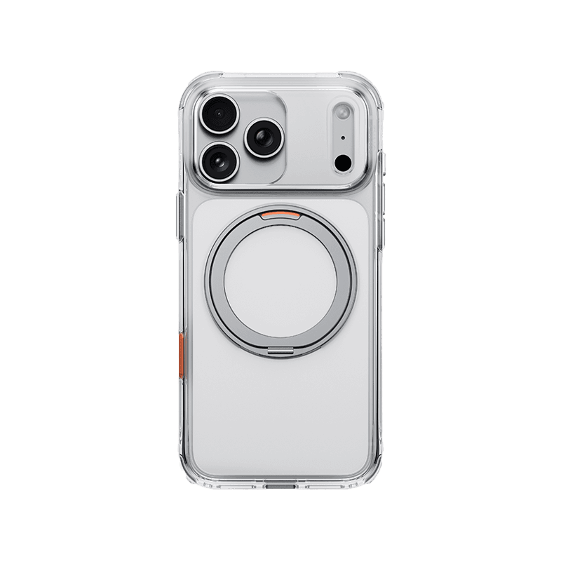 Uniq Hybrid Swivix With 360 Rotating Kickstand MagSafe Case for iPhone 18 Pro - Lucent Clear