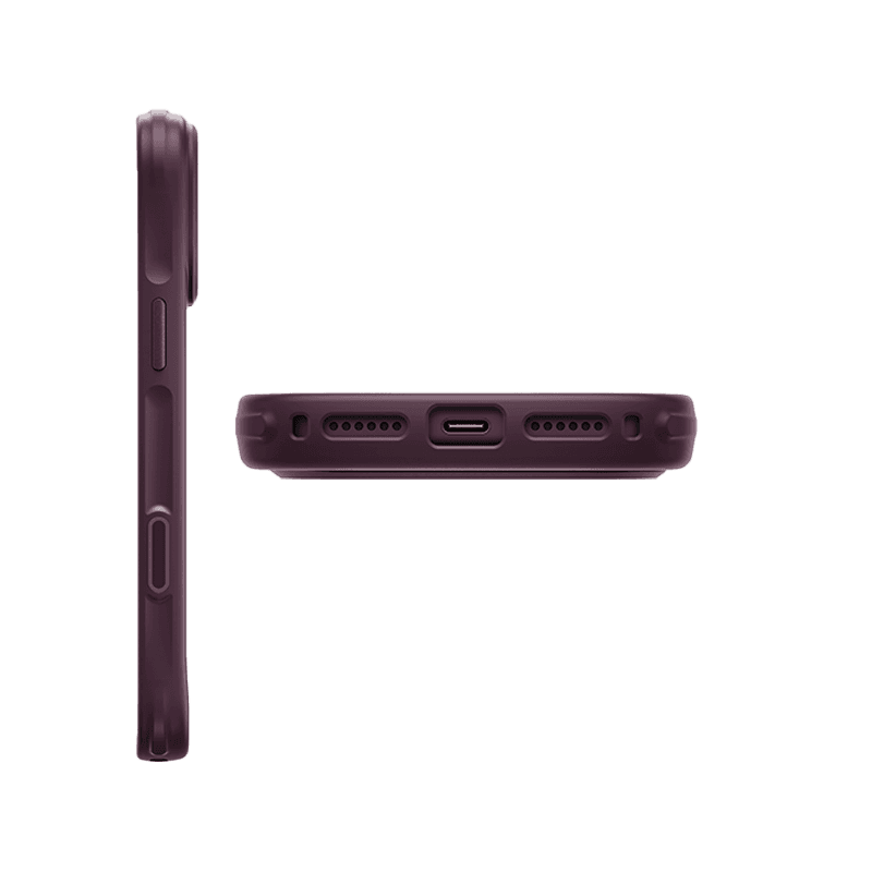 Uniq Hybrid Veren MagSafe Case for iPhone 18 Pro - Burgundy Frost