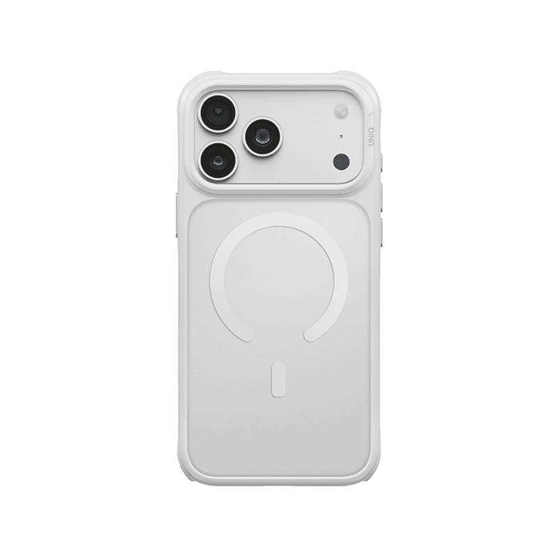Uniq Hybrid Veren MagSafe Case for iPhone 18 Pro - Chalk Frost