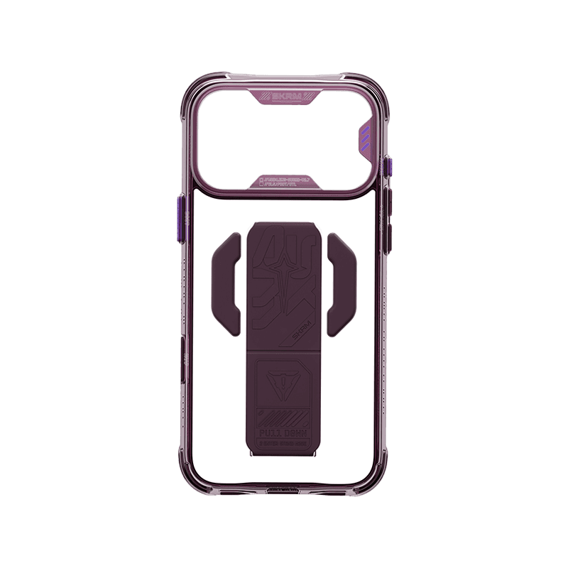 SkinArma Helio CE MagSafe Case With Grip Stand for iPhone 18 Pro Max - Burgundy