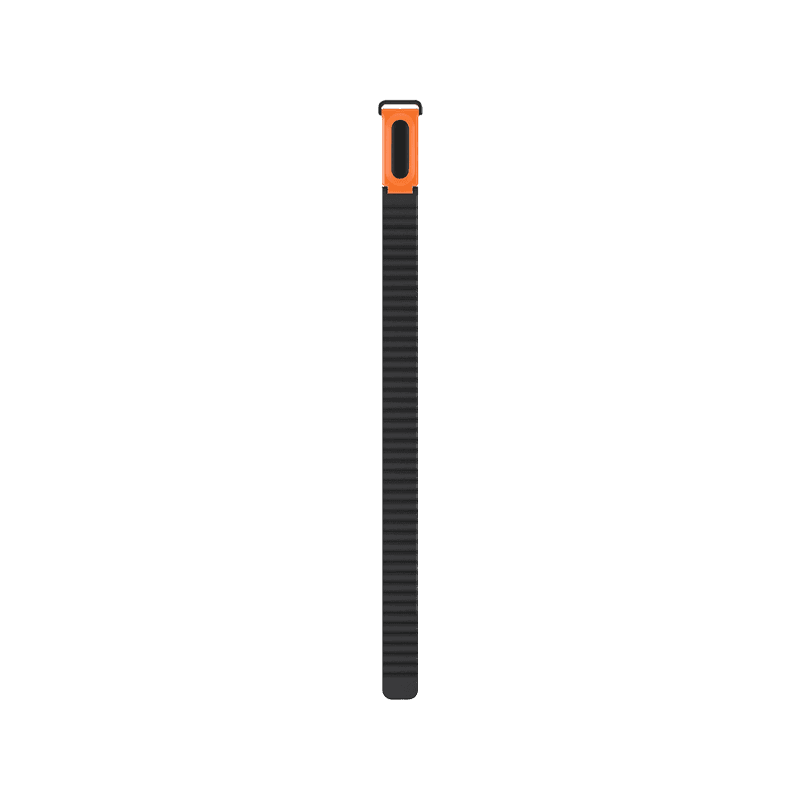 Machino Silicon Magnetic Band for Fitbit Air - Black + Orange