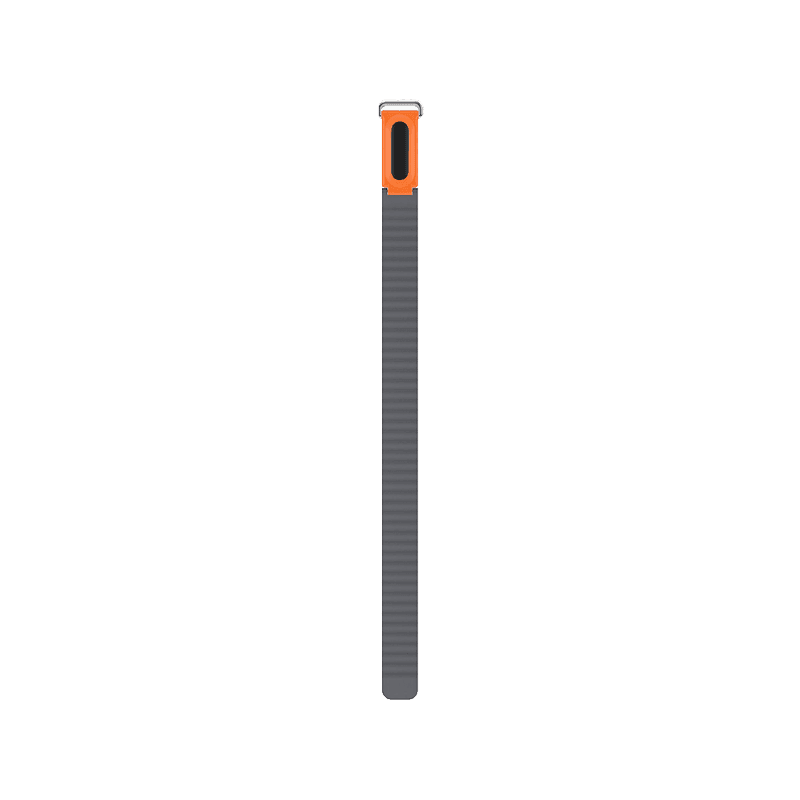 Solidra Silicon Magnetic Band for Fitbit Air - Grey + Orange