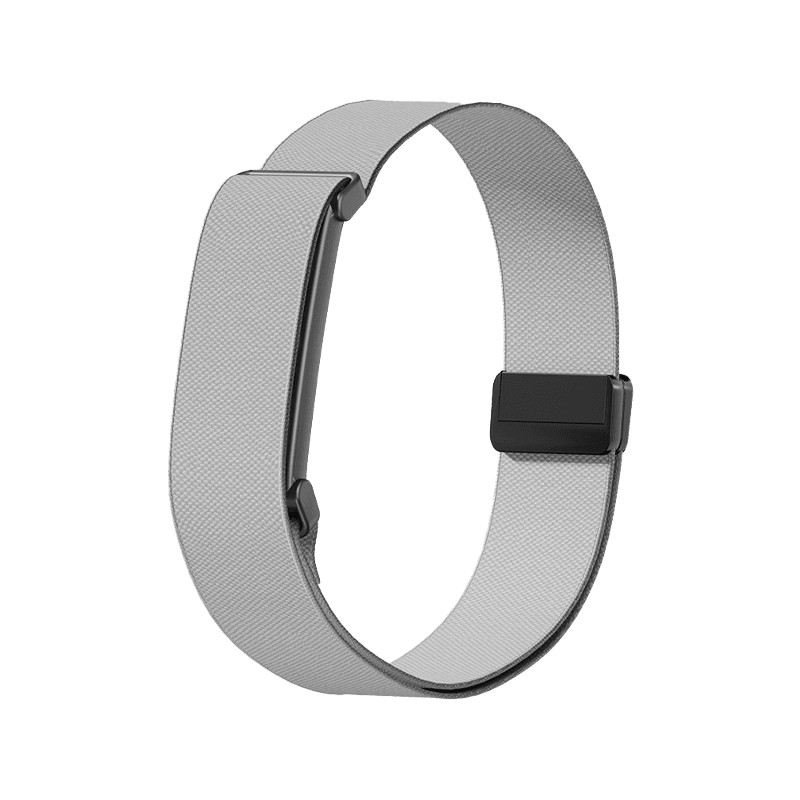 Solidra Magnetic Buckle Nylon Sport Wrist Band for Fitbit Air - Light Grey