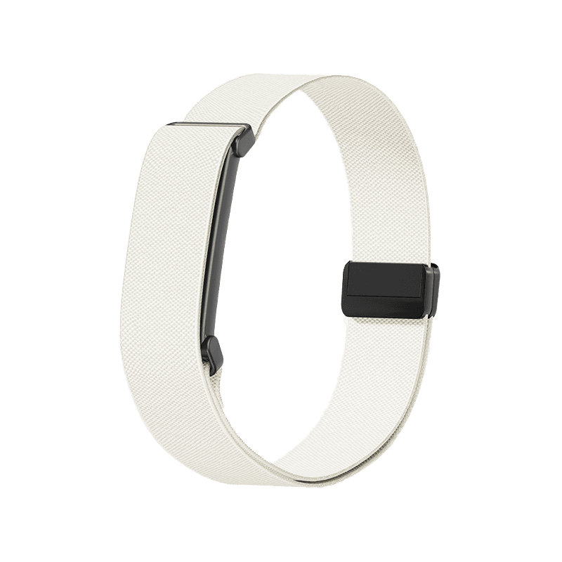 Solidra Magnetic Buckle Nylon Sport Wrist Band for Fitbit Air - Off White