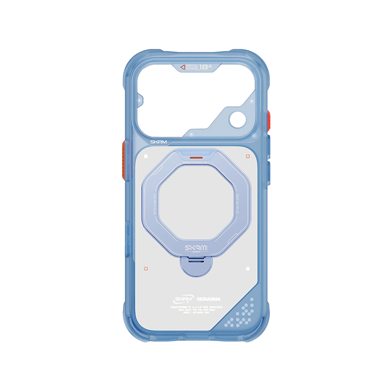 SkinArma Saturn MagSafe Case With Rotating Kick-Stand for iPhone 18 Pro Max - Blue