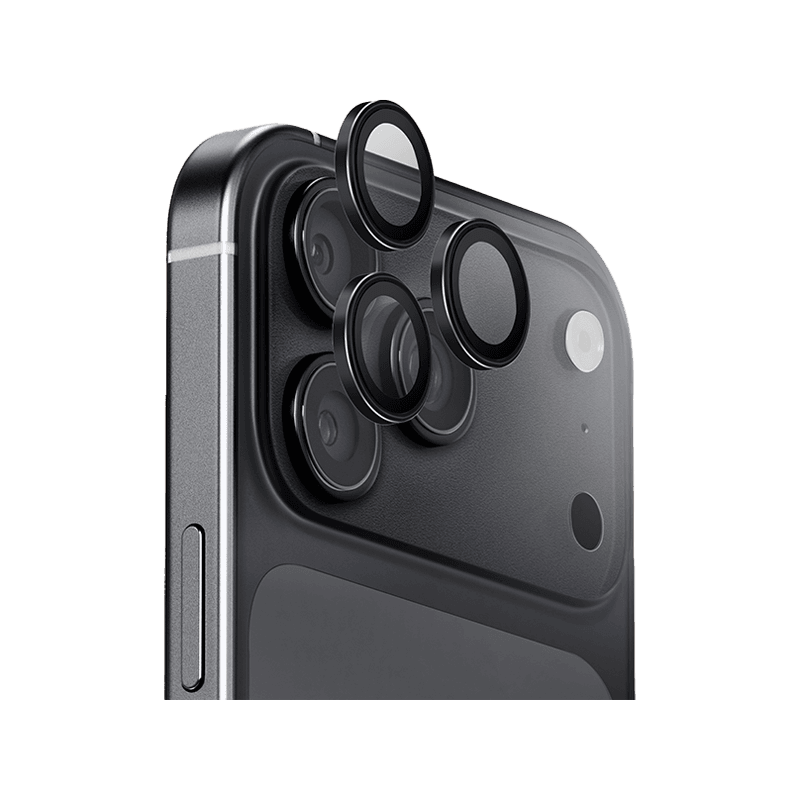 Uniq Optix AluGuard Camera Lens Protector for iPhone 18 Pro & 18 Pro Max - Graphite Black
