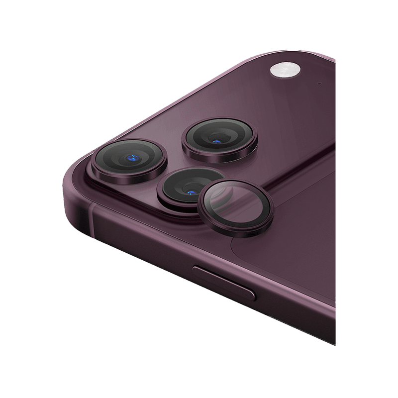 Uniq Optix AluGuard Camera Lens Protector for iPhone 18 Pro & 18 Pro Max - Royal Burgundy