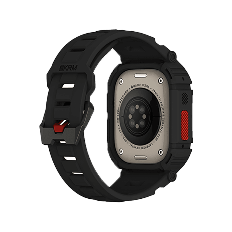 SkinArma Mecha 2-in-1 Watch Case + Watch Strap 49mm - Black