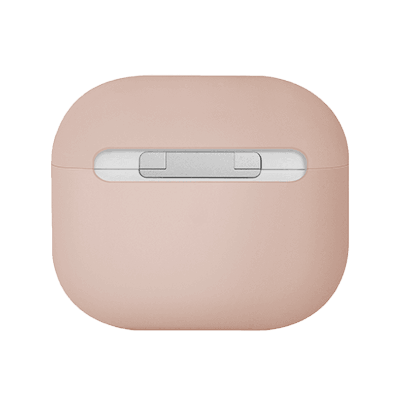 Uniq Lino Hybrid Liquid Silicon Airpods 4th Gen Case - Blush Pink