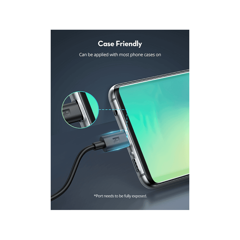 RavPower 60W USB-C to USB-C Cable 2M - Black