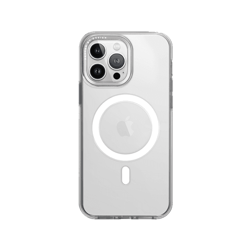 Uniq Hybrid Calio MagSafe Case for iPhone 15 Pro - Nude Transparent