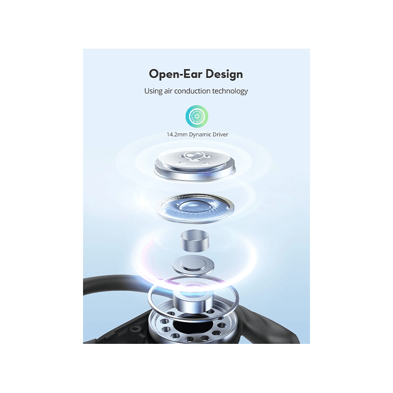 RavPower Open-Ear True Wireless Earbuds - Black