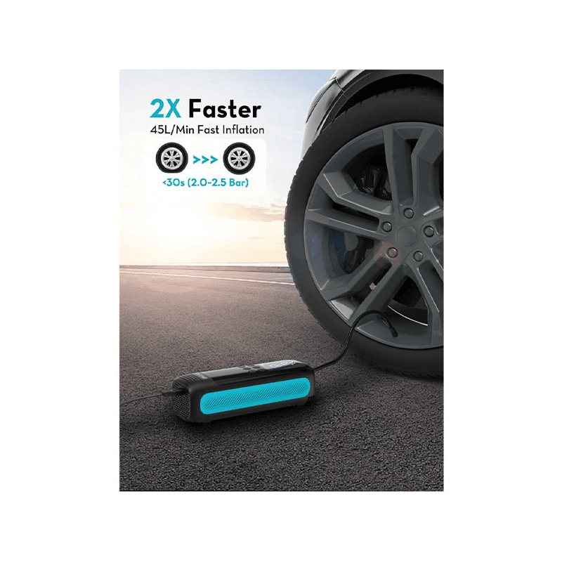 RavPower Smart Car Tire Inflator - Black