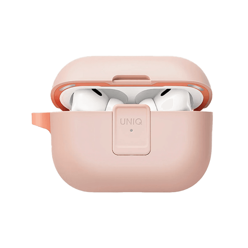 Uniq Clyde Lock Case for Airpods Pro 2 - Light Pink / Crepe Pink