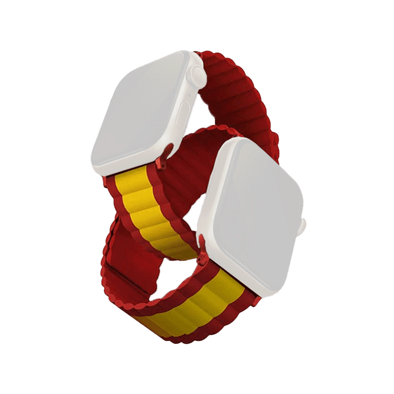 Uniq Revix Reversible Strap for Apple Watch World Cup Edition 42/44/45mm - Spain (Red)