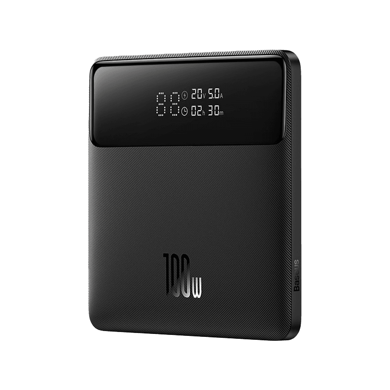 Baseus Blade Power Digital Display HD Edition 100W PD 20000 mAh Power Bank - Black