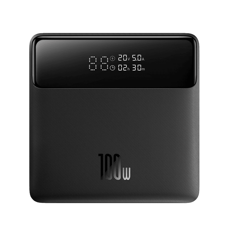 Baseus Blade Power Digital Display HD Edition 100W PD 20000 mAh Power Bank - Black