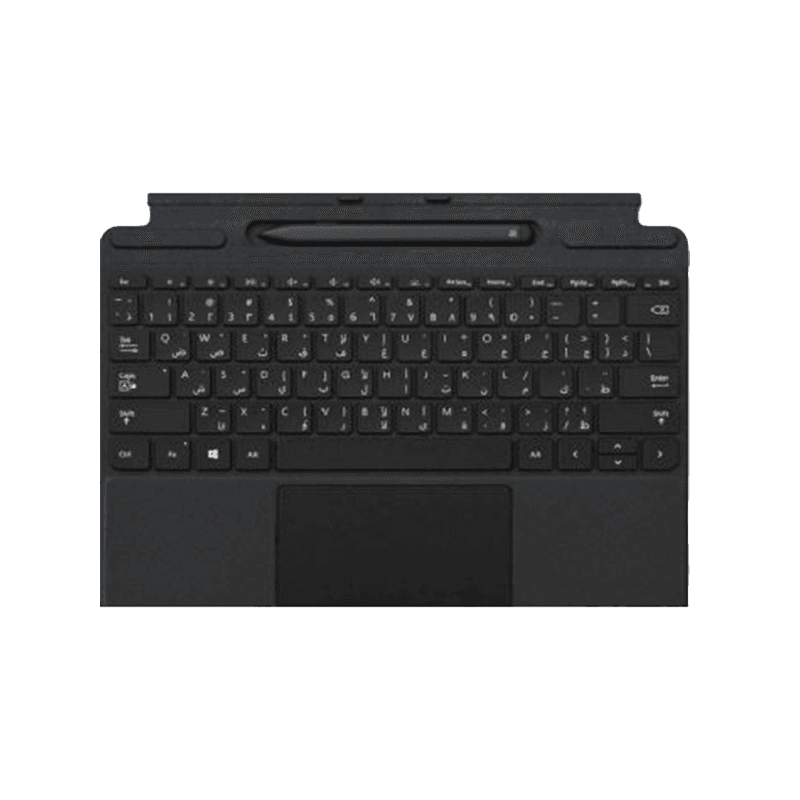 Microsoft Surface Pro X Keyboard (Arabic) - Black