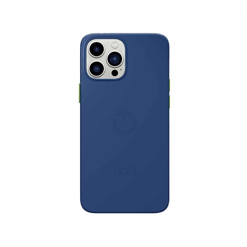 Goui Magnetic Case With Magnetic Bars for iPhone 13 Pro + Magnetic Strap - Midnight Blue