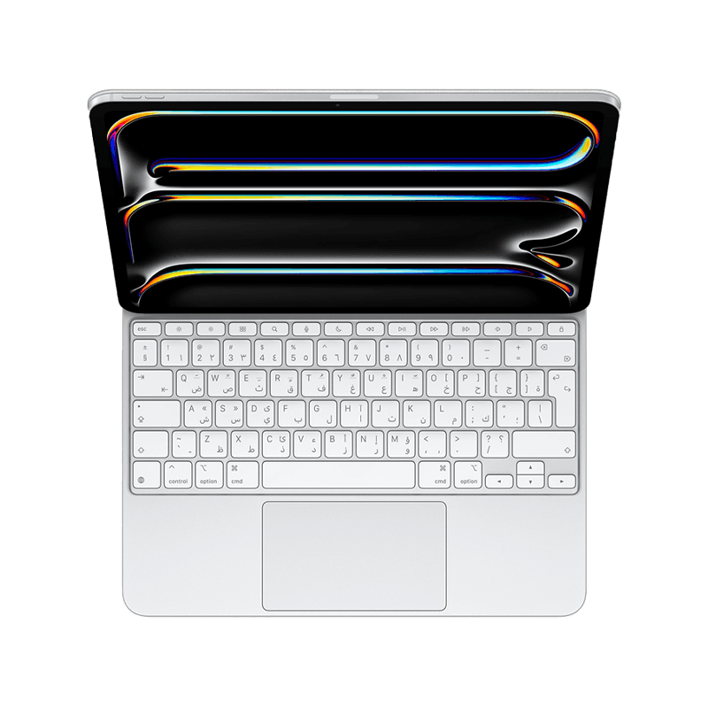 Apple Magic Keyboard for iPad Pro 13" M4 7th Gen - Arabic - White