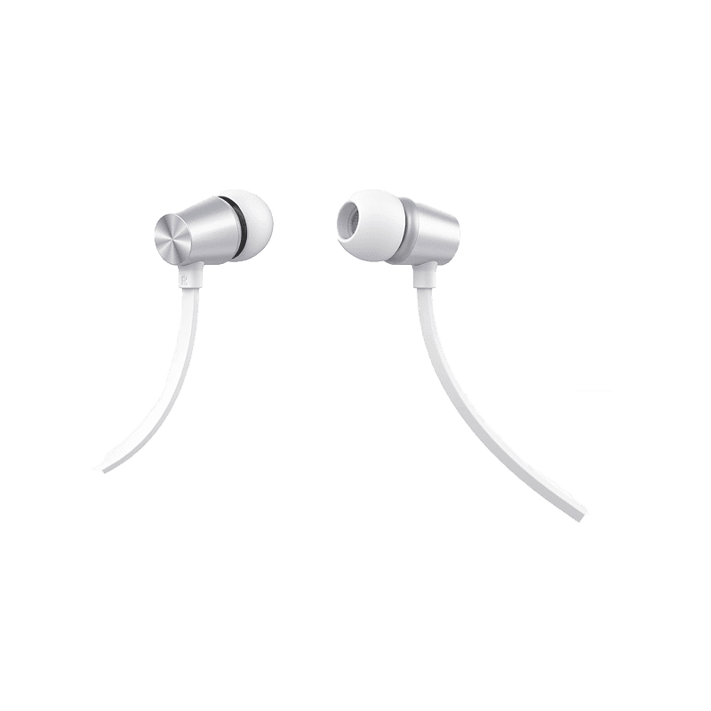 Swissten Dynamic Earbuds - Silver / White