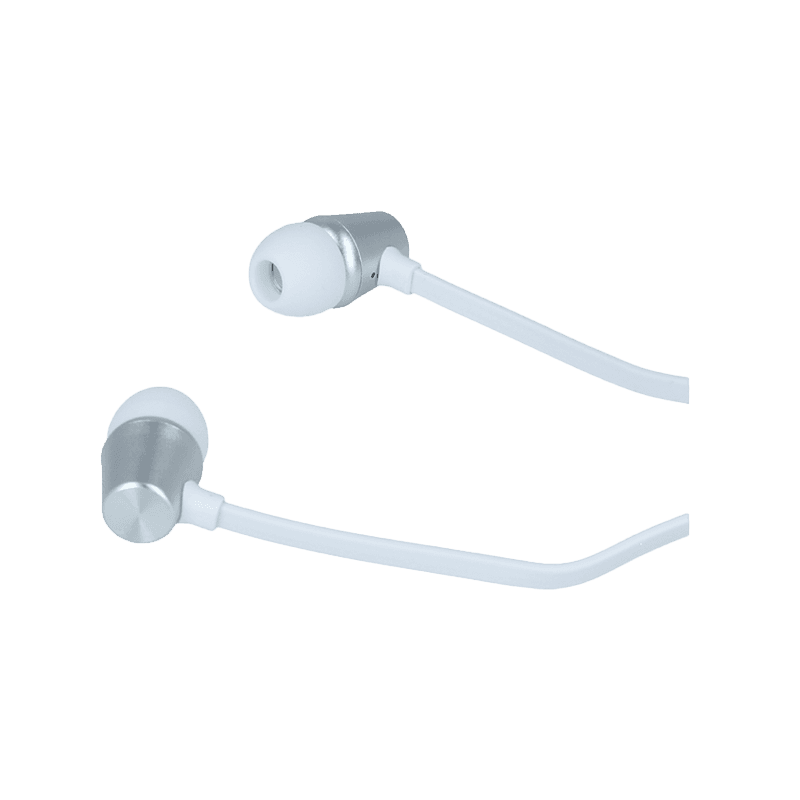 Swissten Dynamic Earbuds - Silver / White