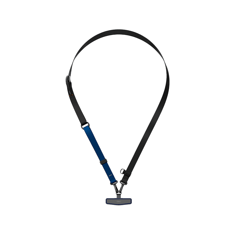 Uniq Vista Flex 2 in 1 Lanyard and Hand Strap - Black / Deep Blue