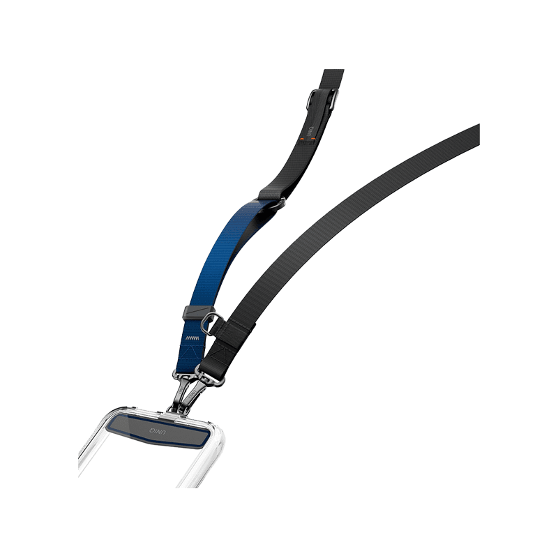 Uniq Vista Flex 2 in 1 Lanyard and Hand Strap - Black / Deep Blue