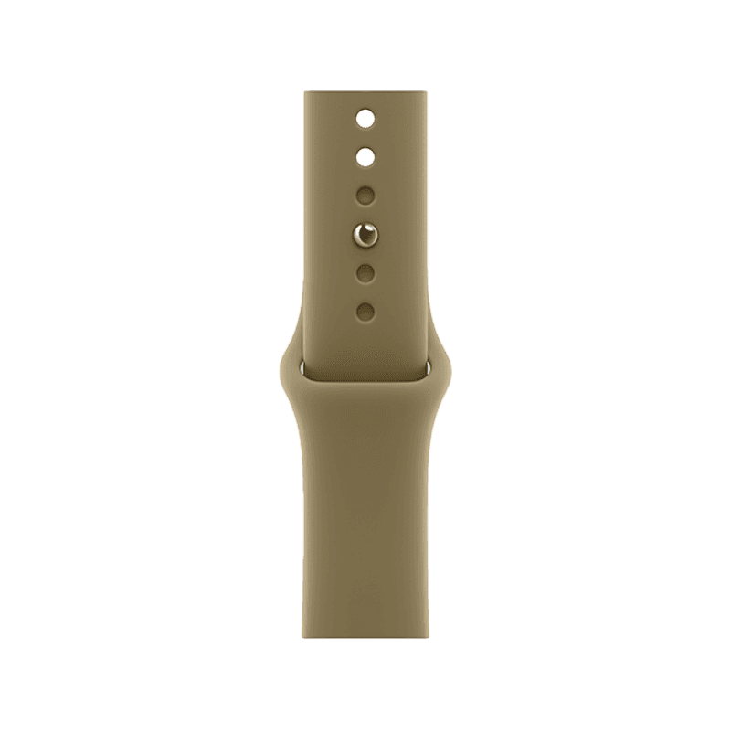 Apple Watch Series 12 GPS + Cellular 42mm Dark Bronze Aluminium Case with Olive Sport Band - S/M