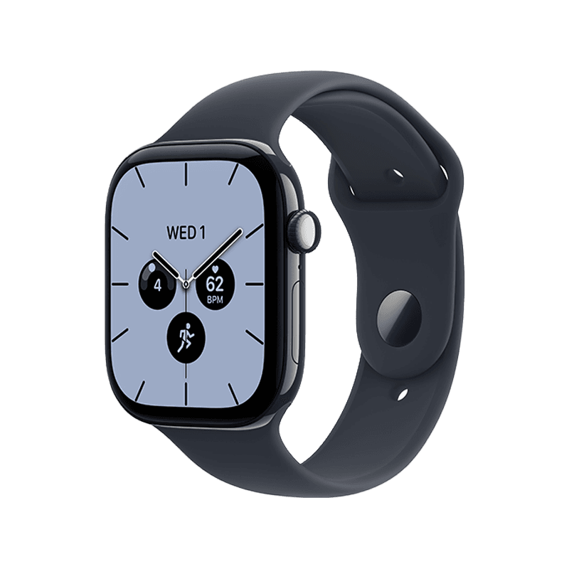 Apple Watch Series 12 GPS + Cellular 46mm Night Blue Ceramic Case with Navy Blue Sport Band - S/M