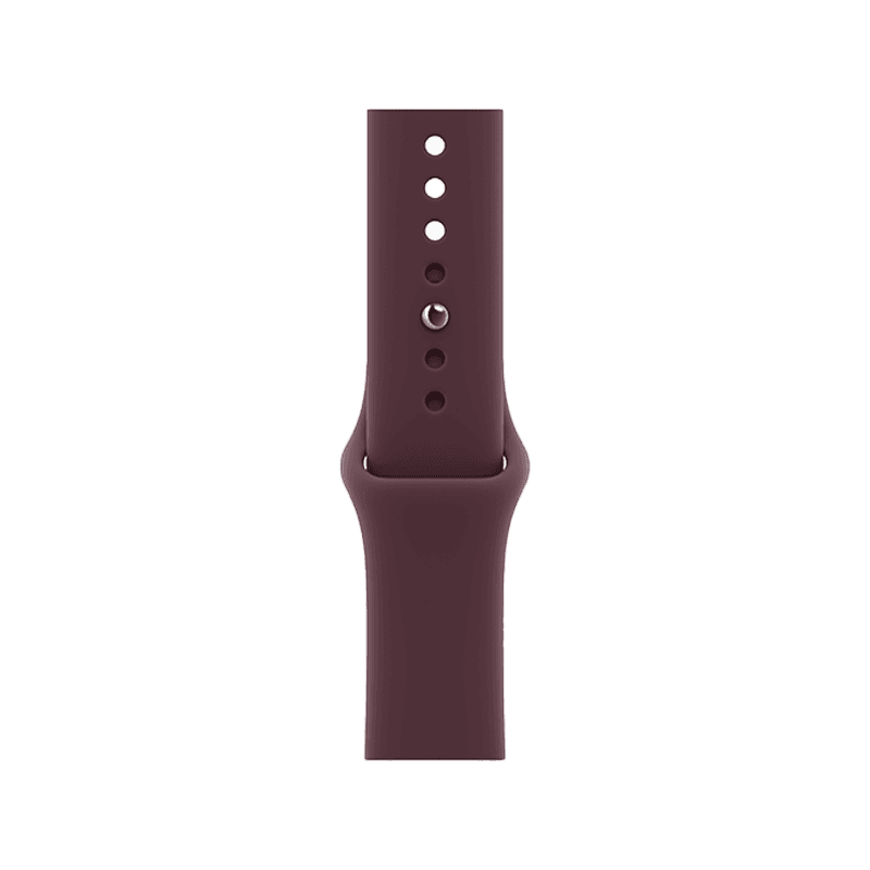 Apple Watch Series 12 GPS + Cellular 46mm Radiant Gold Titanium Case with Burgundy Sport Band - M/L