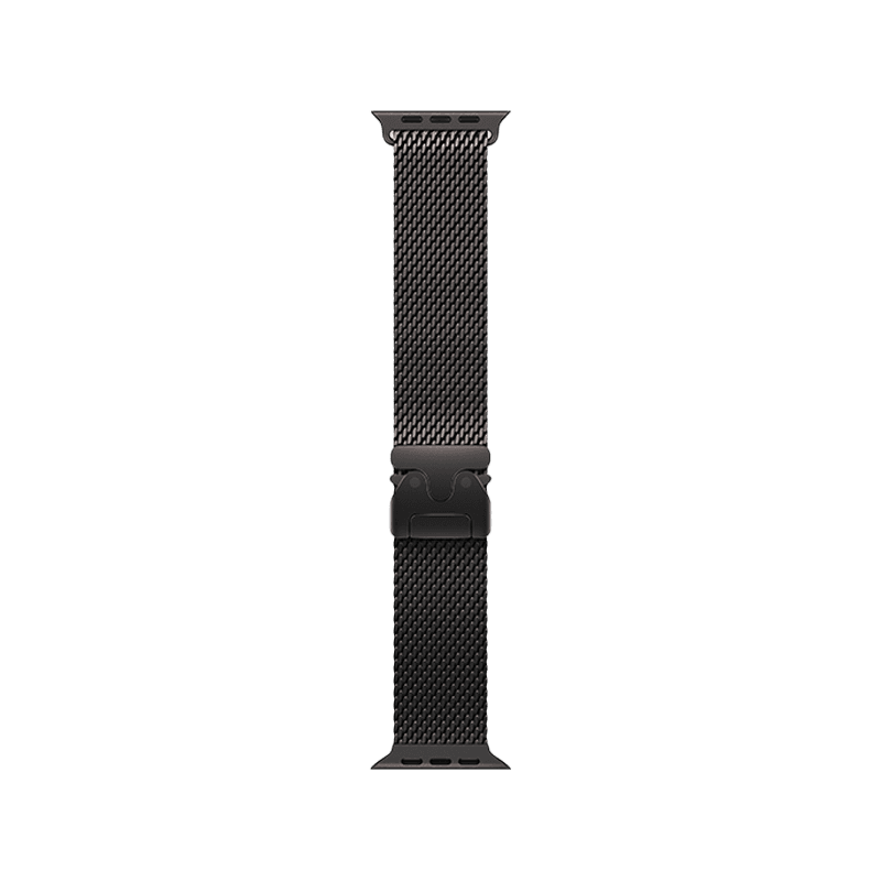Apple Watch Ultra 4 GPS + Cellular 49mm Black Titanium Case with Black Titanium Milanese Loop - L