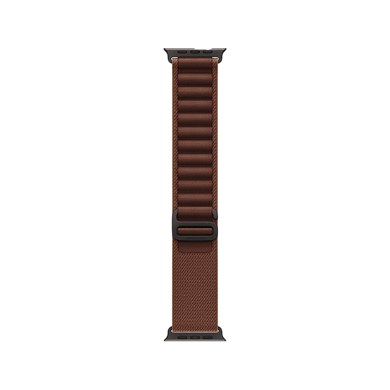Apple Watch Ultra 4 GPS + Cellular 49mm Black Titanium Case with Burgundy Alpine Loop - L