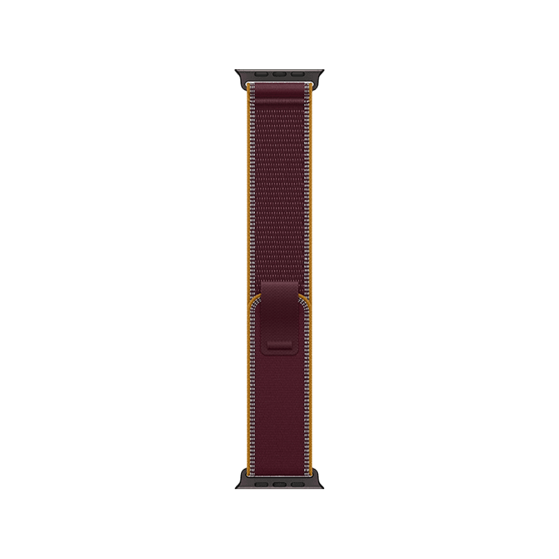Apple Watch Ultra 4 GPS + Cellular 49mm Black Titanium Case with Burgundy Trail Loop - M/L