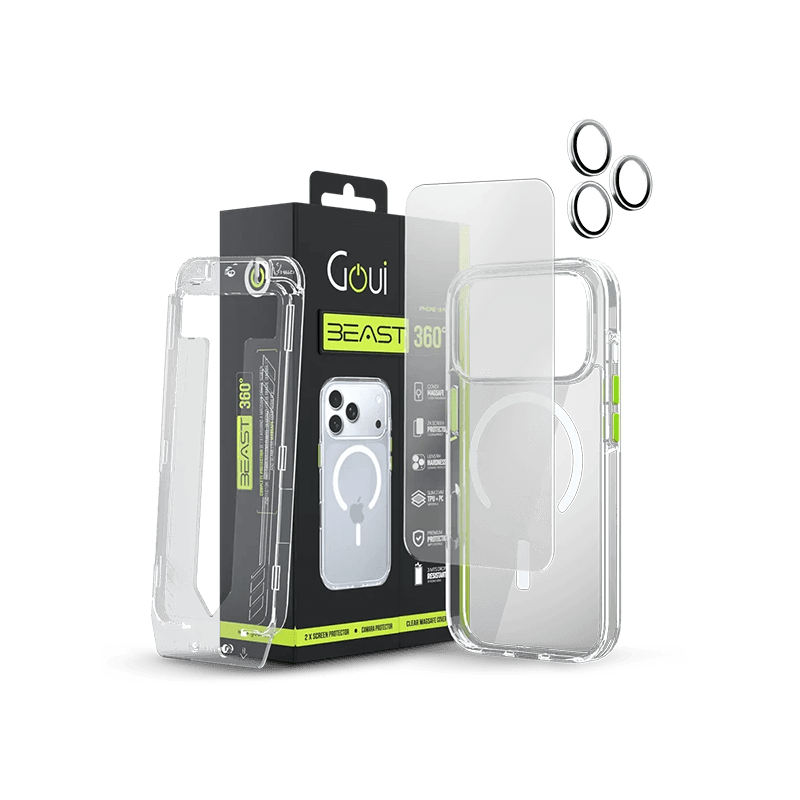 Goui Beast 360 Kit for iPhone 18 Pro Max (MagSafe Case + Screen Protector + Camera Lens Protector)