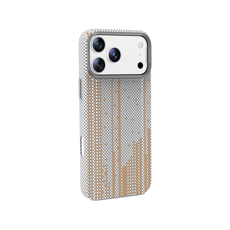 Goui Kevlar Close Case for iPhone 18 Pro Max - Grey / Gold