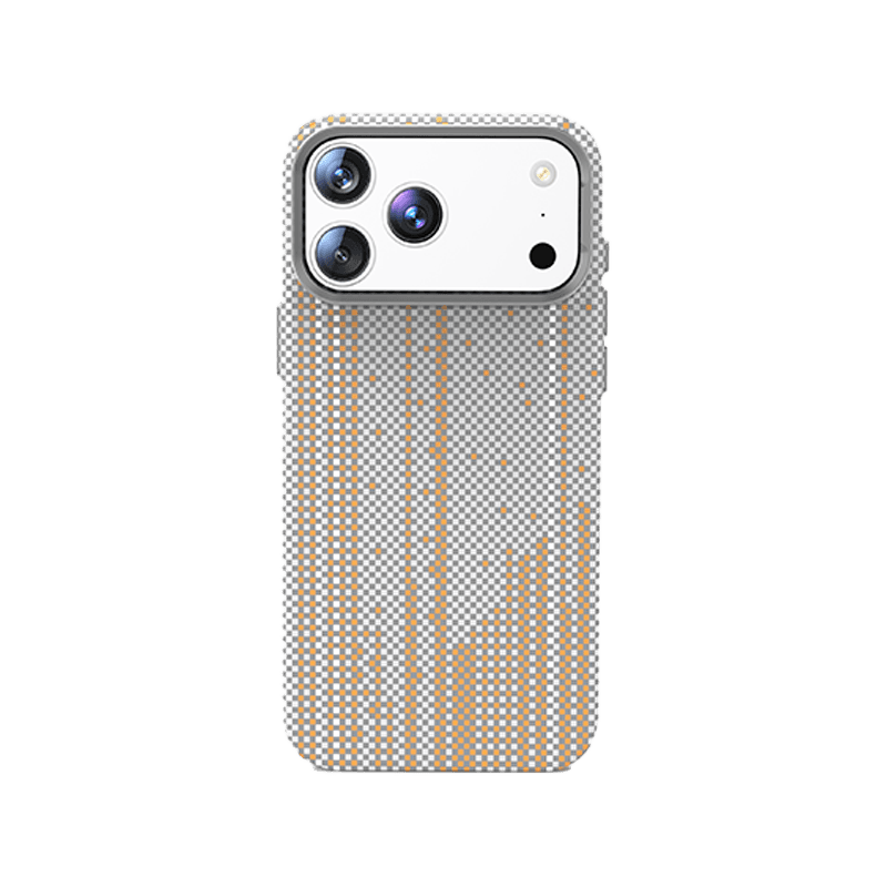 Goui Kevlar Close Case for iPhone 18 Pro Max - Grey / Gold