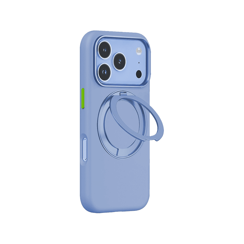 Goui Silicon Case With Ring for iPhone 18 Pro Max - Light Blue